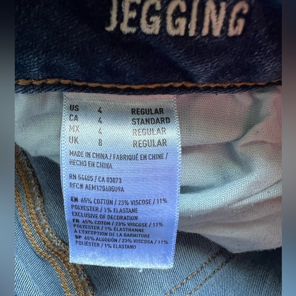 American Eagle Jeans size 4 regular - Picture 3 of 7